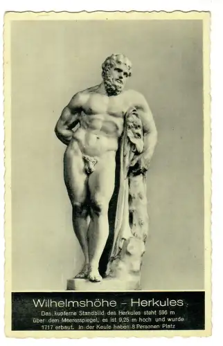 AK Kassel Wilhelmshöhe, Herkules Figur, 11333