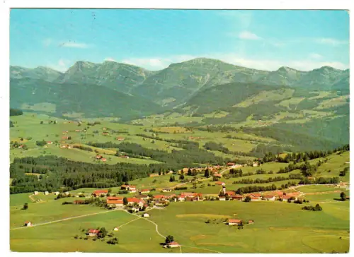 AK Oberreute Allgäu -Luftbild - Fliegeraufnahme - 10364