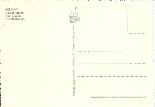 AK Bologna, Rizzoli Strasse, Via Rizzoli, 10692