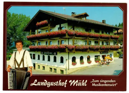 AK Regen, Schweinhütt, Landgasthof "Zum singenden Musikantenwirt" , 10485