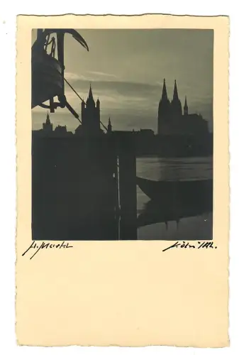 AK Köln, signiert M.Muehl, 11655