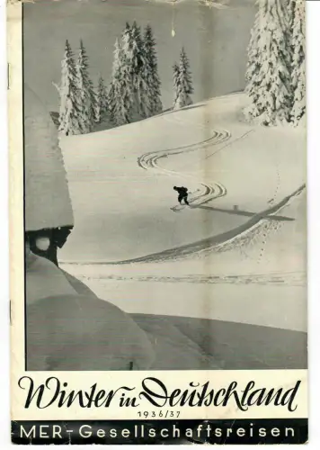 Prospekt Riesengebirge, Bayern, Schwarzwald Winter in Deutschland, 1936/37, 480