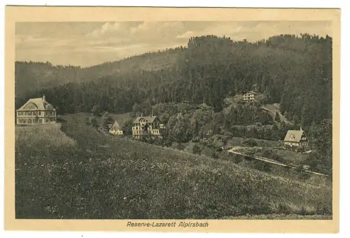 WW1, 1.WK,  AK Altpirsbach, Reserve Lazarett, 10743
