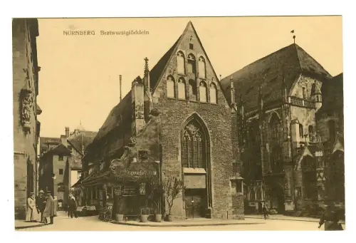 AK Nürnberg, Bratwurstglöcklein, 11829