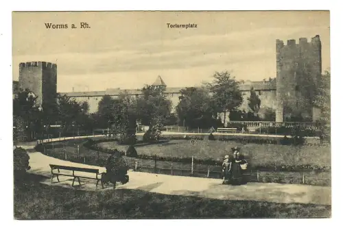AK Worms, Torturmplatz, 11491