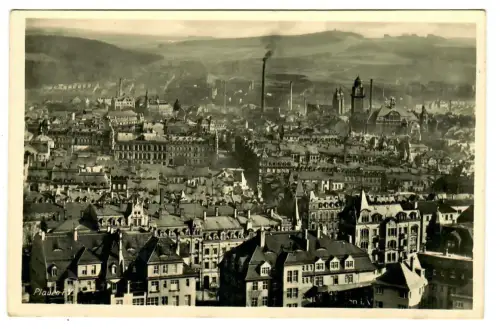 AK Plauen i. V Panorama, 10756