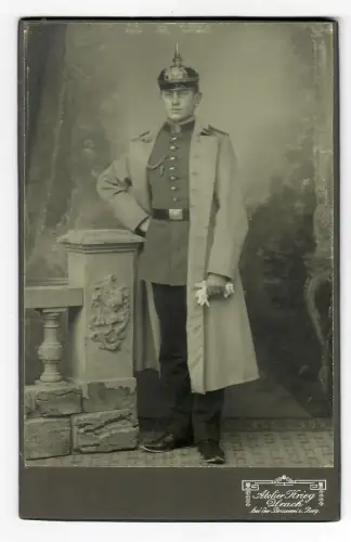 German Army, Deutsches Heer, Foto, Offizier mit Pickelhaube, 11955
