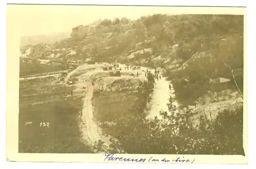 WW1, 1. WK, Foto AK,  Armeestüzpunkt Frankreich, Farennes an der Aire, 10788