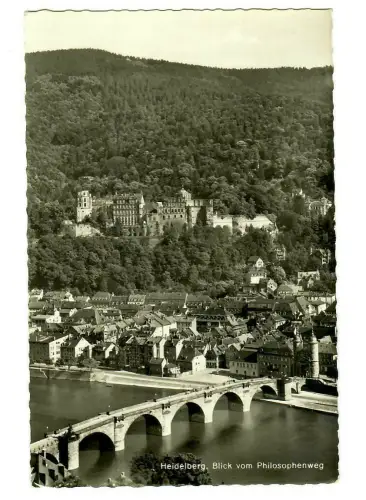 AK Heidelberg - Blick vom Philosophenweg, 10071