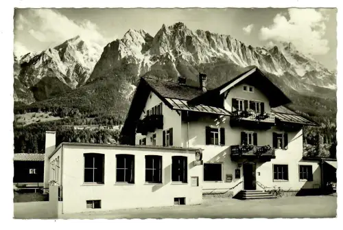 AK Untergrainau, Gasthof und Pension Höhenrain, 10629