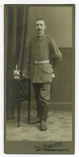 German Army, Deutsches Heer, Foto Porträt Soldat, ,Knippschild Heidelberg, 11958