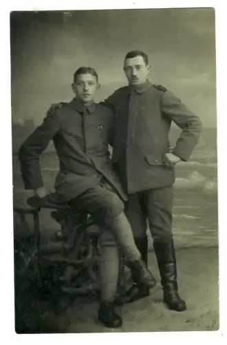 WW1, 1.WK, Foto AK, Porträt Soldaten, 12014