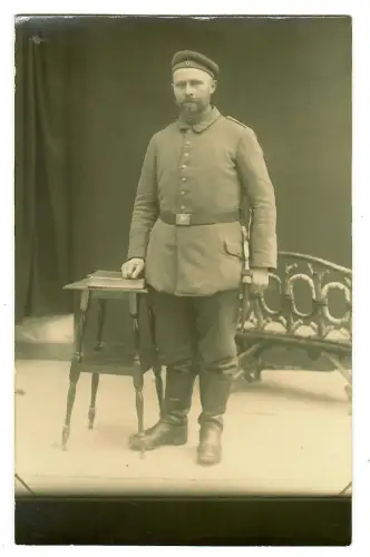 WW1, 1.WK, Foto AK, Soldat Porträt, 11947