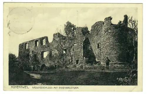 AK Hohentwiel Hegau, Hadwigsschloss mit Ekkehardsturm, 10577