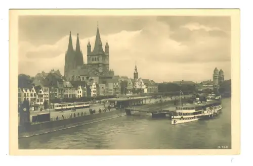AK Köln, Blick auf die Frankenwerft, 11606
