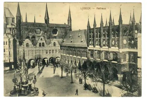 AK Lübeck, Rathaus, 11185
