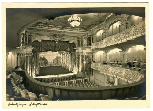 AK Schwetzingen, Schloßtheater, 11285