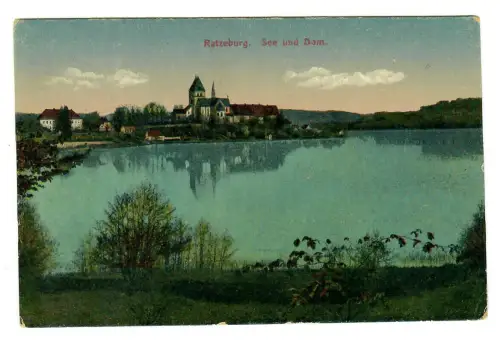 AK Ratzeburg, See mit Dom, 11187