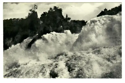 AK Rheinfall mit Schloß Laufen, 10686