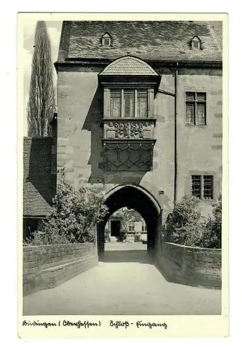 AK Bündingen, Schloß Eingang, 11543
