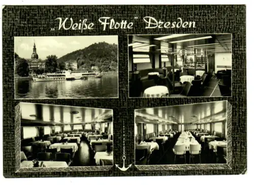 AK Dresden, "Weiße Flotte" Ausflugsdampfer, 10851