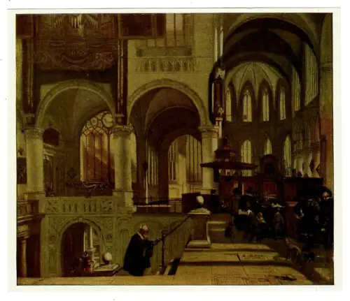 Die Malerei des Barock - Emanuel de Witte: Kircheninneres, SW 11/48/99, 6097