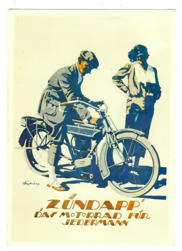 AK 50 Jahre Zündapp 1967, "Zündapp" Das Motorrad für Jedermann, 30099