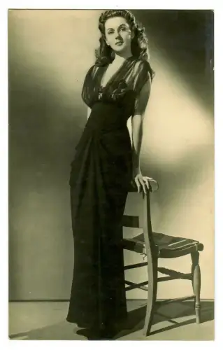 AK Rhonda Fleming, Schauspielerin,Sängerin, alte Starpostkarte,50er Jahre, 20033