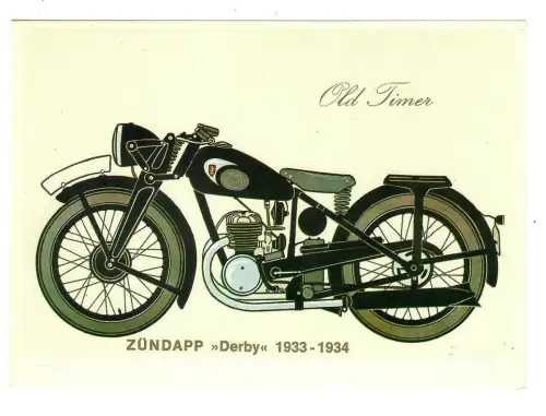 AK 50 Jahre Zündapp 1967, Zündapp "DERBY" 1933-1934, 30119
