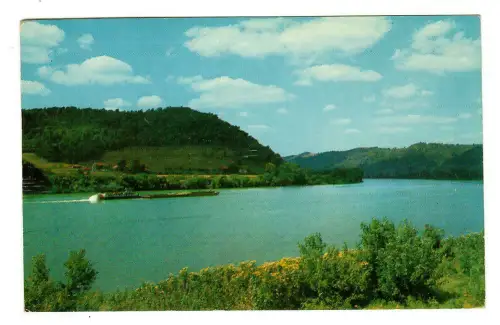 AK Ohio River Kentucky, Frachtschiff, 1960, 10230