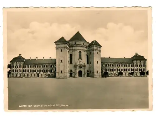 AK Wiblingen, Westfront der Abtei, 11707
