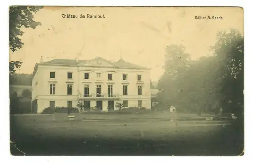 AK Château de Ramioul Flémalle - Belgien 1. WK 1917, 101124