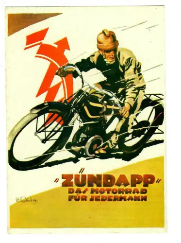 AK 50 Jahre Zündapp 1967, " Zündapp das Motorrad für jedermann, 30114