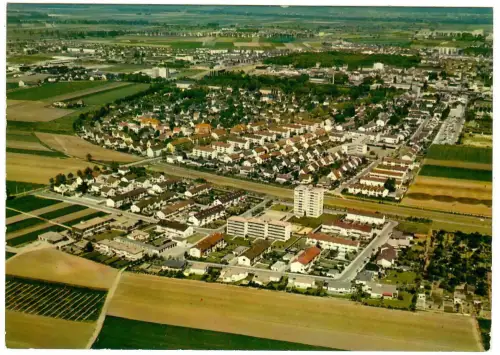 AK Frankenthal, Hessheimer Viertel, Luftaufnahme, 11124