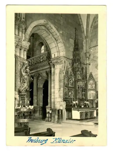 AK Freiburg, Münster, Innenansicht, 12208