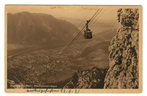 AK Bad Reichenhall, Predigtstuhl-Bahn, 12193