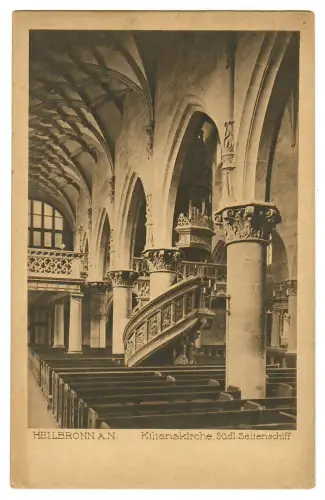 AK Heilbronn, Kilianskirche, Südliches Seitenschiff, 11121