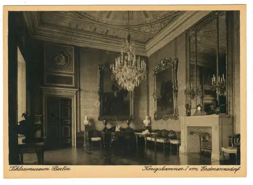 AK Berlin, Schlossmuseum - Königskammer I von Erdmannsdorf, 10974