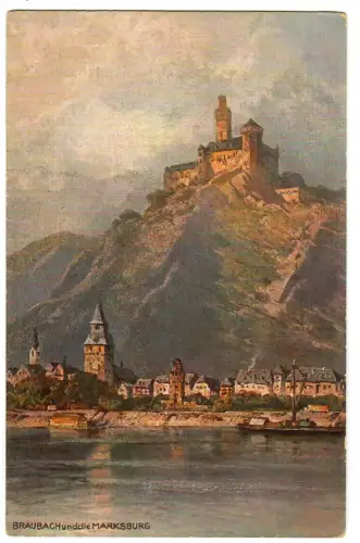 AK Braubach und die Marksburg, 11060