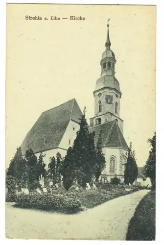 AK Strehla a. d. Elbe, Kirche, 11102