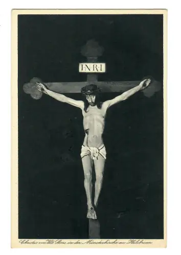 AK Heilsbronn, Münsterkirche, Christus am Kreuz, 11879