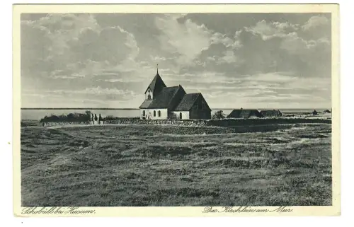 AK Schobüll, Das Kirchlein am Meer, 11192