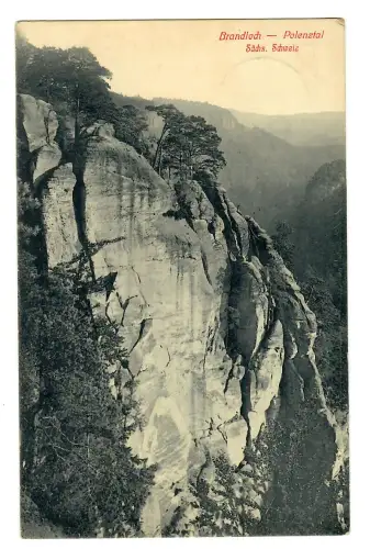 AK Hohnstein, Polenztal Brandloch, sächsische Schweiz,  11445
