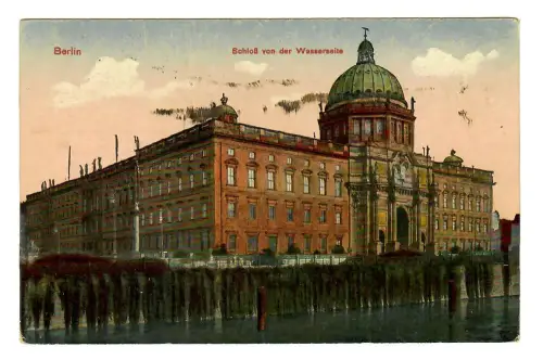 AK Berlin, Schloß von der Wasserseite, 11414