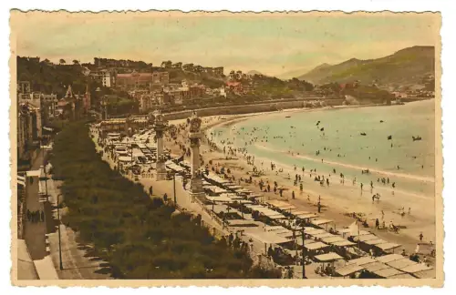 AK San Sebastian - Paeso y playa de la Concha - Strand - 10429