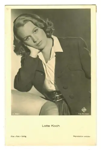 AK Lotte Koch, Schauspielerin , 11925