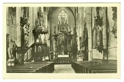 AK Kamenz, Innenansicht der Klosterkirche St. Marienstern, , 11052