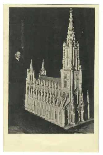 AK Ulm Münster, Laubsägearbeit Wilhelm Gommers, 10609