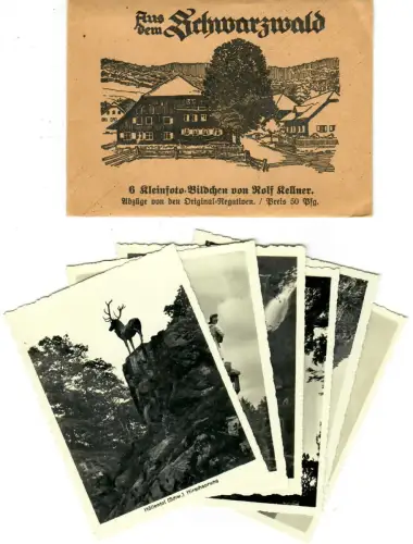 6 Original Kleinfotos von Rudolf Keller  "Aus dem Schwarzwald"  , 6033