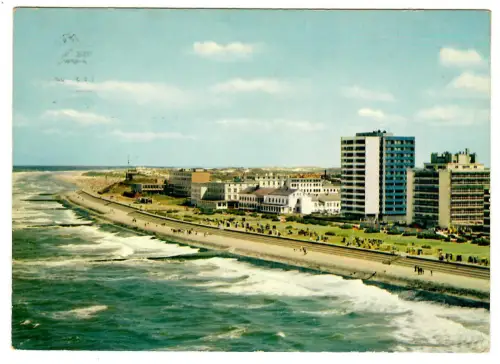 AK Norderney, Strandpromenade an der Kaiserstraße, 11266